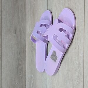 Sam Edelman Womens Bay Jelly Sandals Flats shoes sz 8